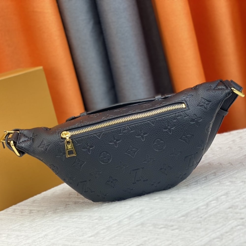 Louis Vuitton Monogram Empreinte Bumbag Black 37Cm M44812