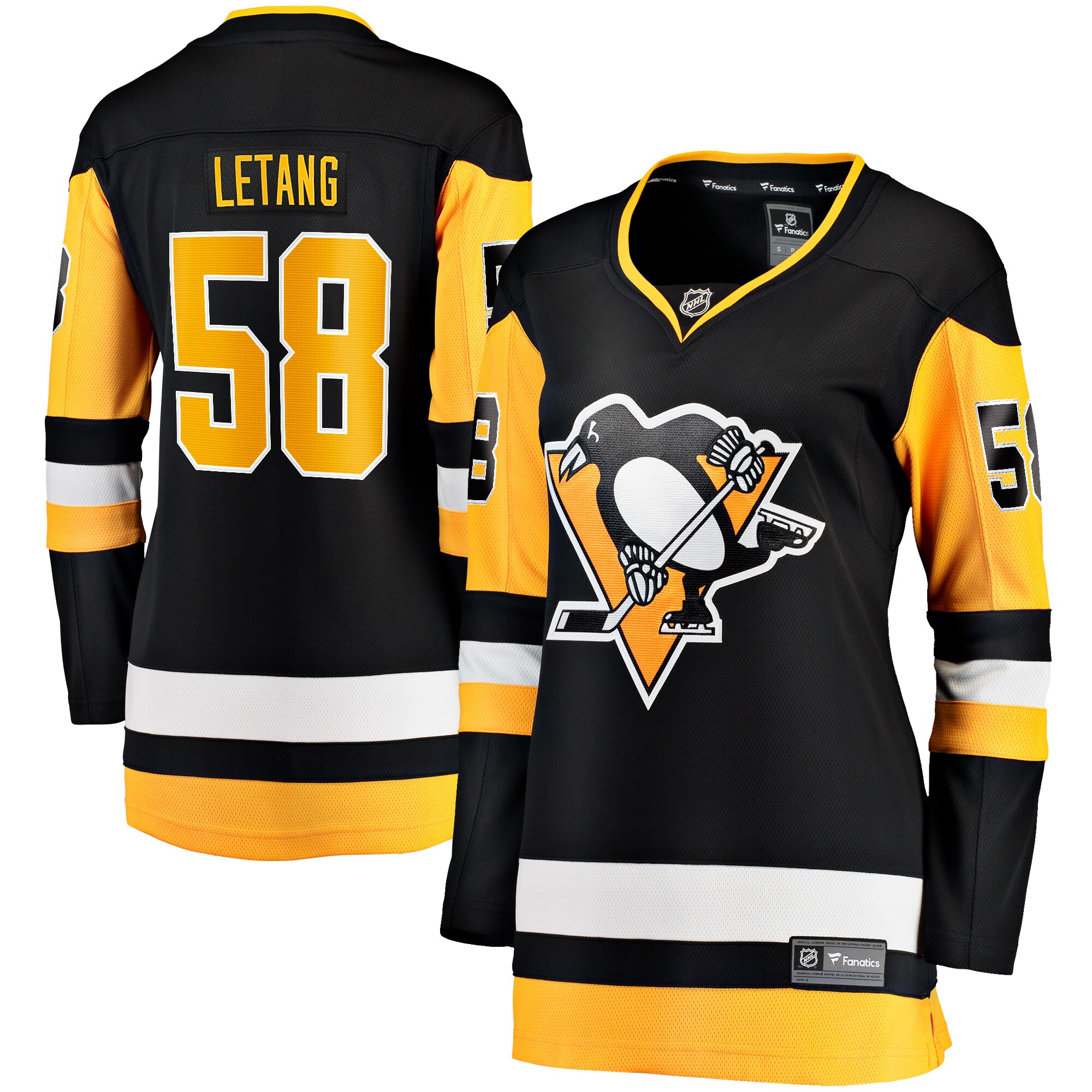 Kris Letang Pittsburgh Penguins Fanatics Women’s Home Breakaway Player Jersey – Black