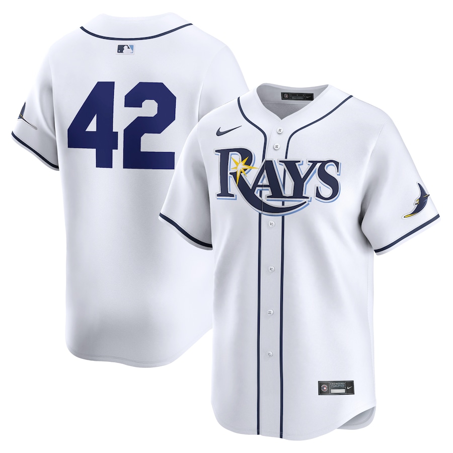 Tampa Bay Rays 2024 Jackie Robinson Day Home Limited Jersey  White