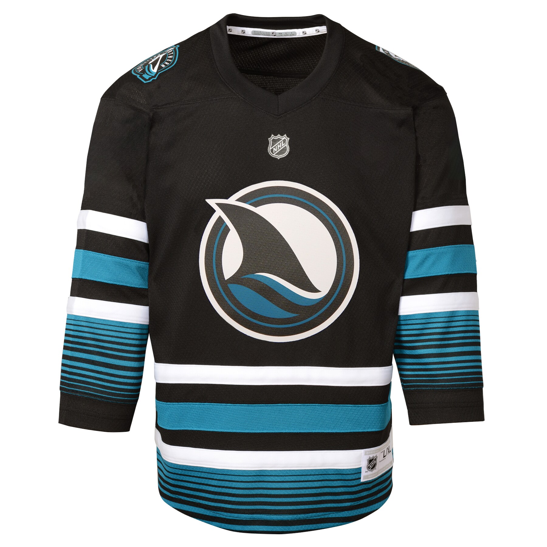 San Jose Sharks Preschool Alternate Replica Jersey – Black