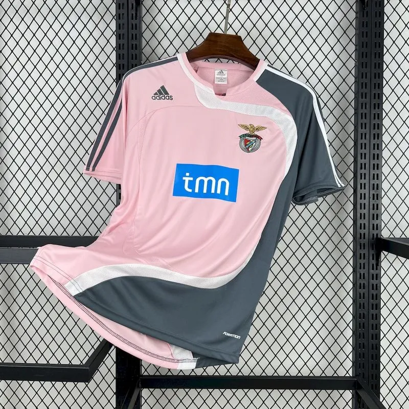 Retro 2007-08 Benfica Away Football jersey retro ( With sponsor )