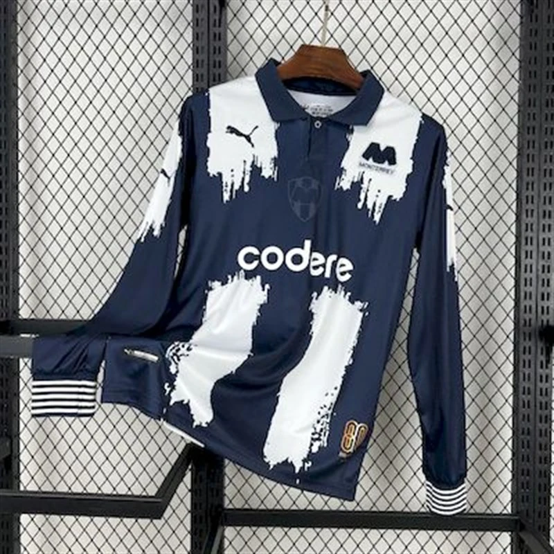 2025-26 Monterrey Season Edioon Especial 80 Aniersariof Long Sleeve Football jersey