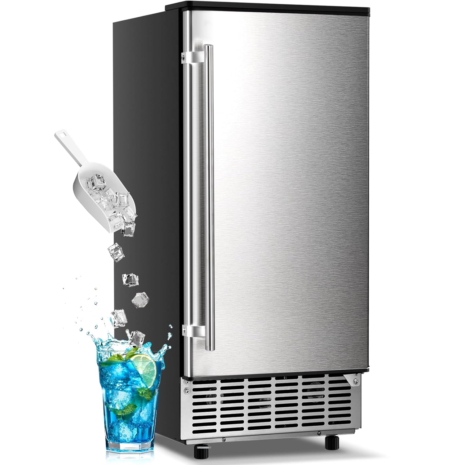 🔥clearance sale🔥 100LBS/200LBS/265LBS  Freestanding Commercial Ice Maker