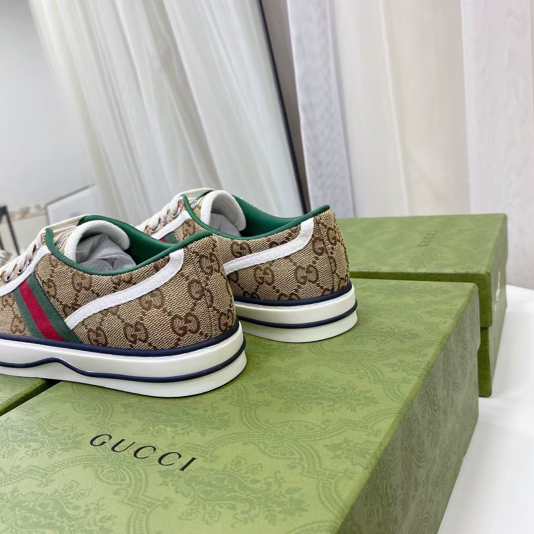 Gucci Tennis 1977 Sneaker Beige Abony 606111 Hvk20 9766