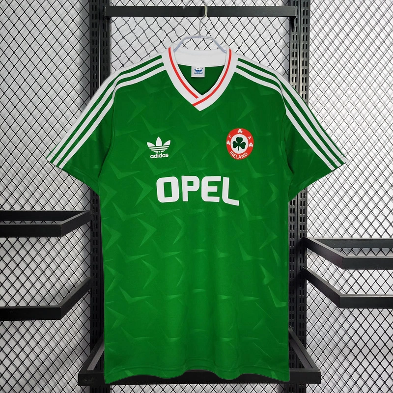 retro 1990-92 Republic of Ireland home retro football jersey
