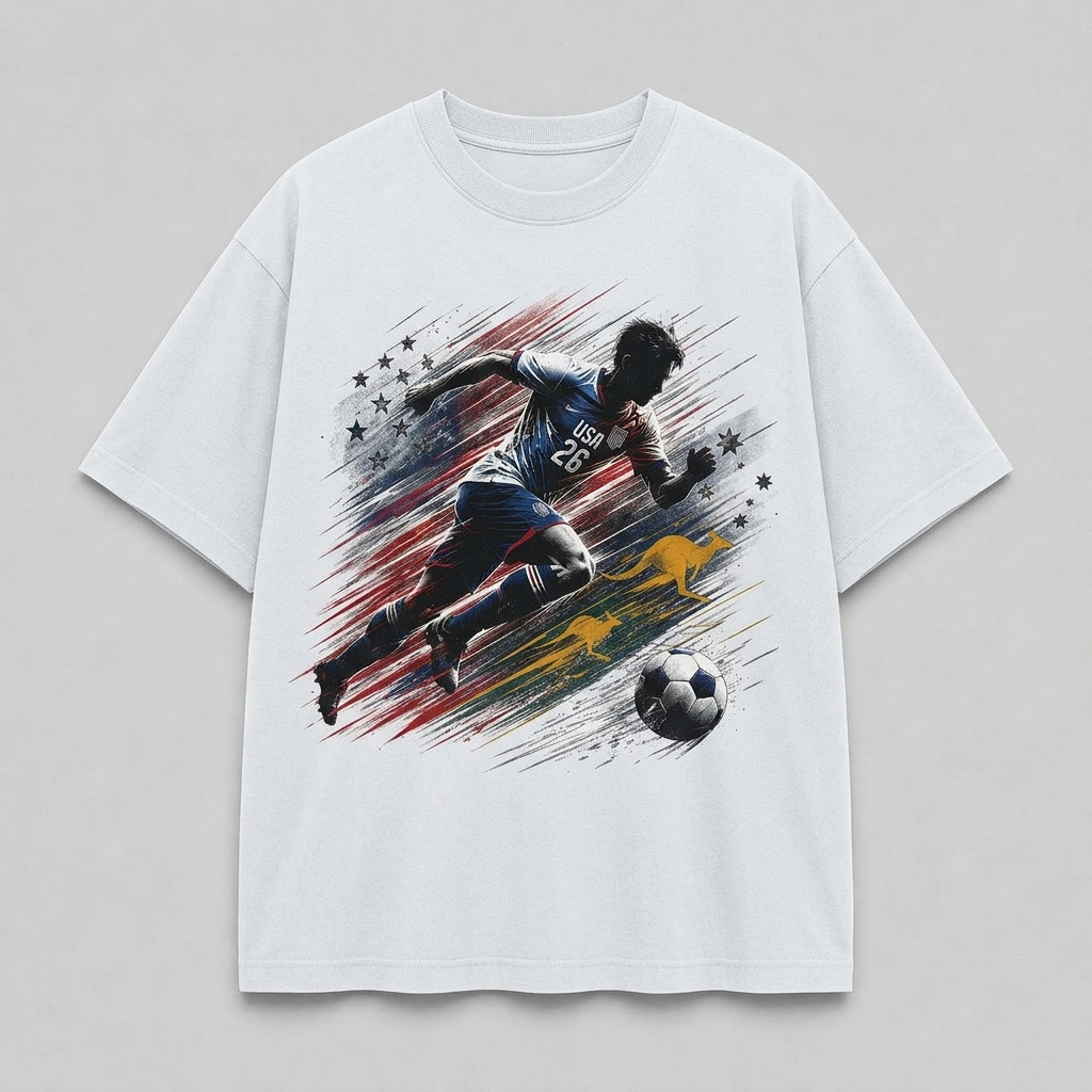 Unisex Loose Fit T-Shirt 100% Cotton Soft Comfortable Summer Casual Printed Top