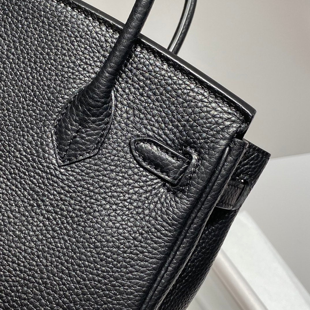Hermes Birkin 20Cm Black Togo Leather Gold Hardware
