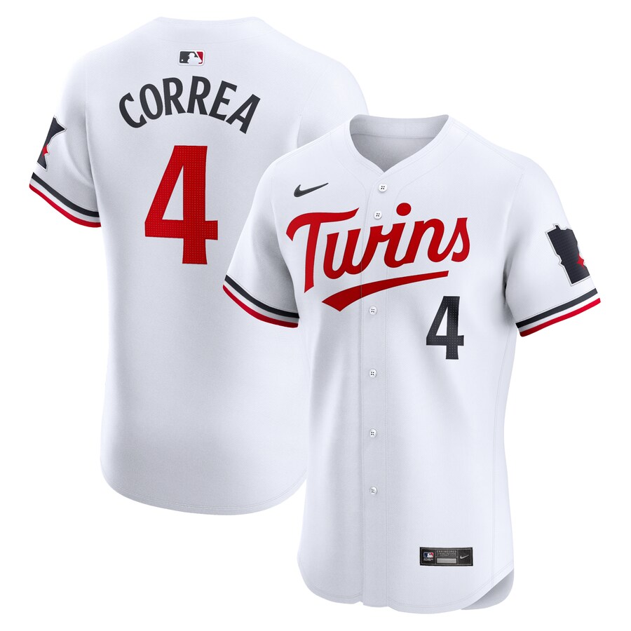 Carlos Correa Minnesota Twins Home Elite Jersey White