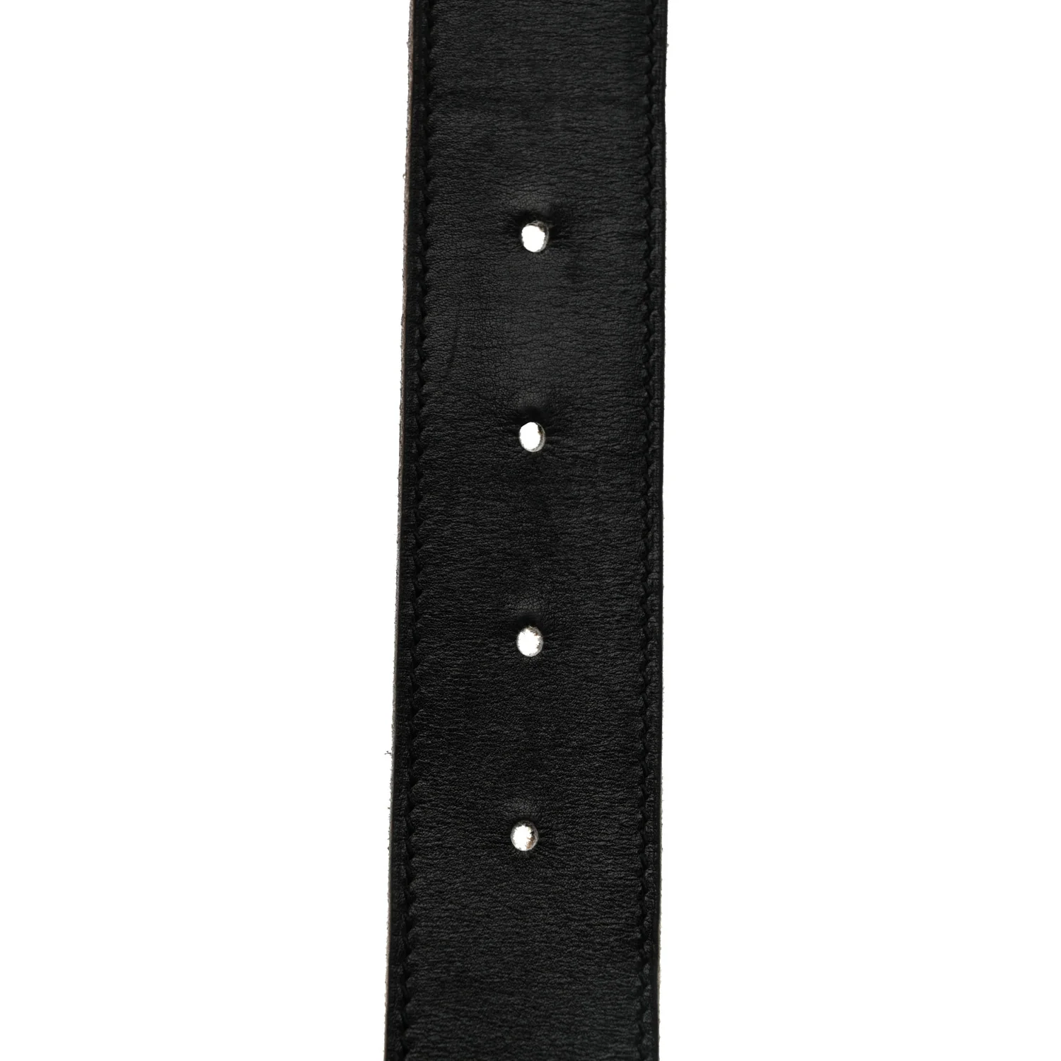 Box Togo Reversible 32mm Belt Strap 85 Black Gold