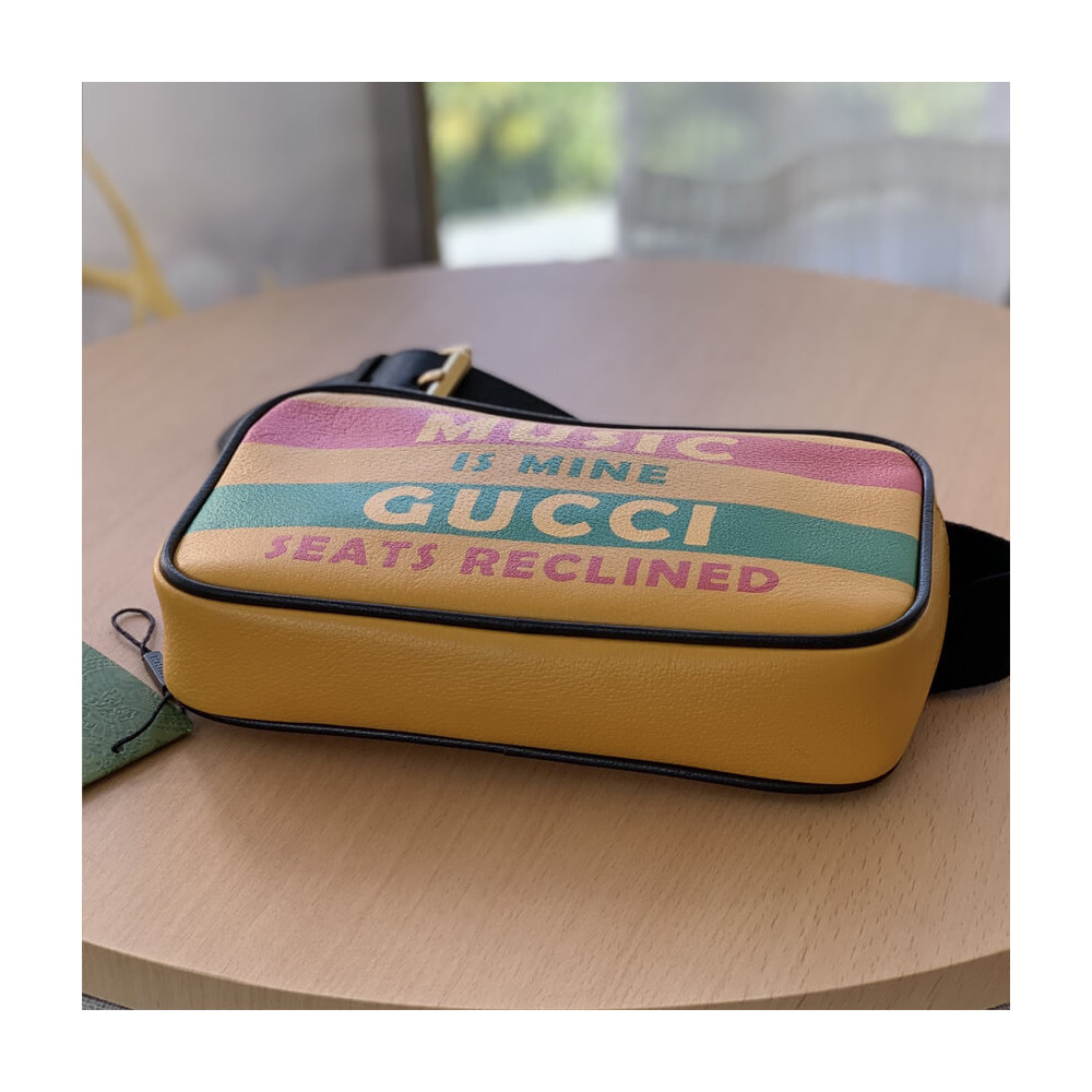 Gucci 100 Belt Bag In Yellow Leather
