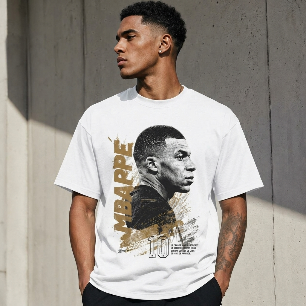 Kylian Mbappé Unisex T-Shirt – Limited-Time Offer – Hot Seller
