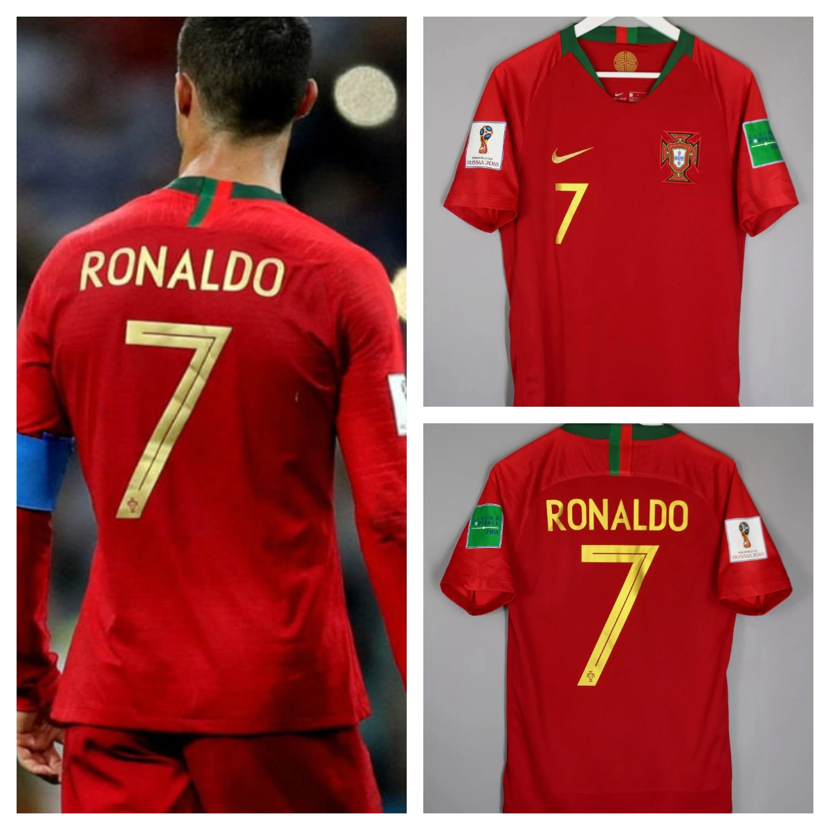 Retro 2018 Portugal home Football jersey retro
