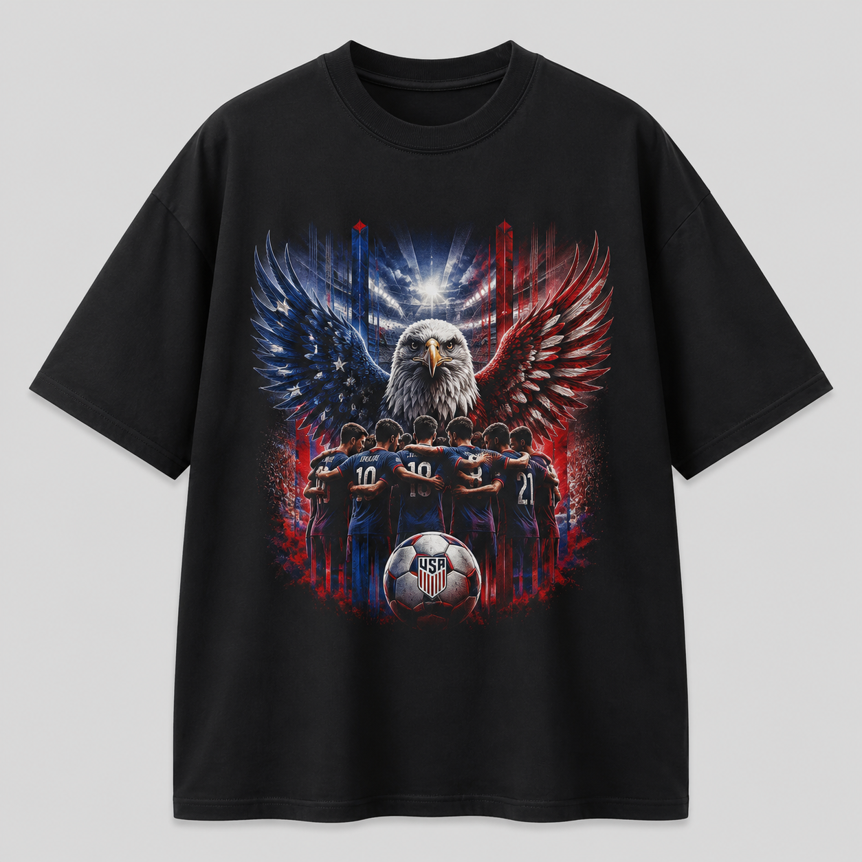 Unisex Loose Fit T-Shirt 100% Cotton Soft Comfortable Summer Casual Printed Top