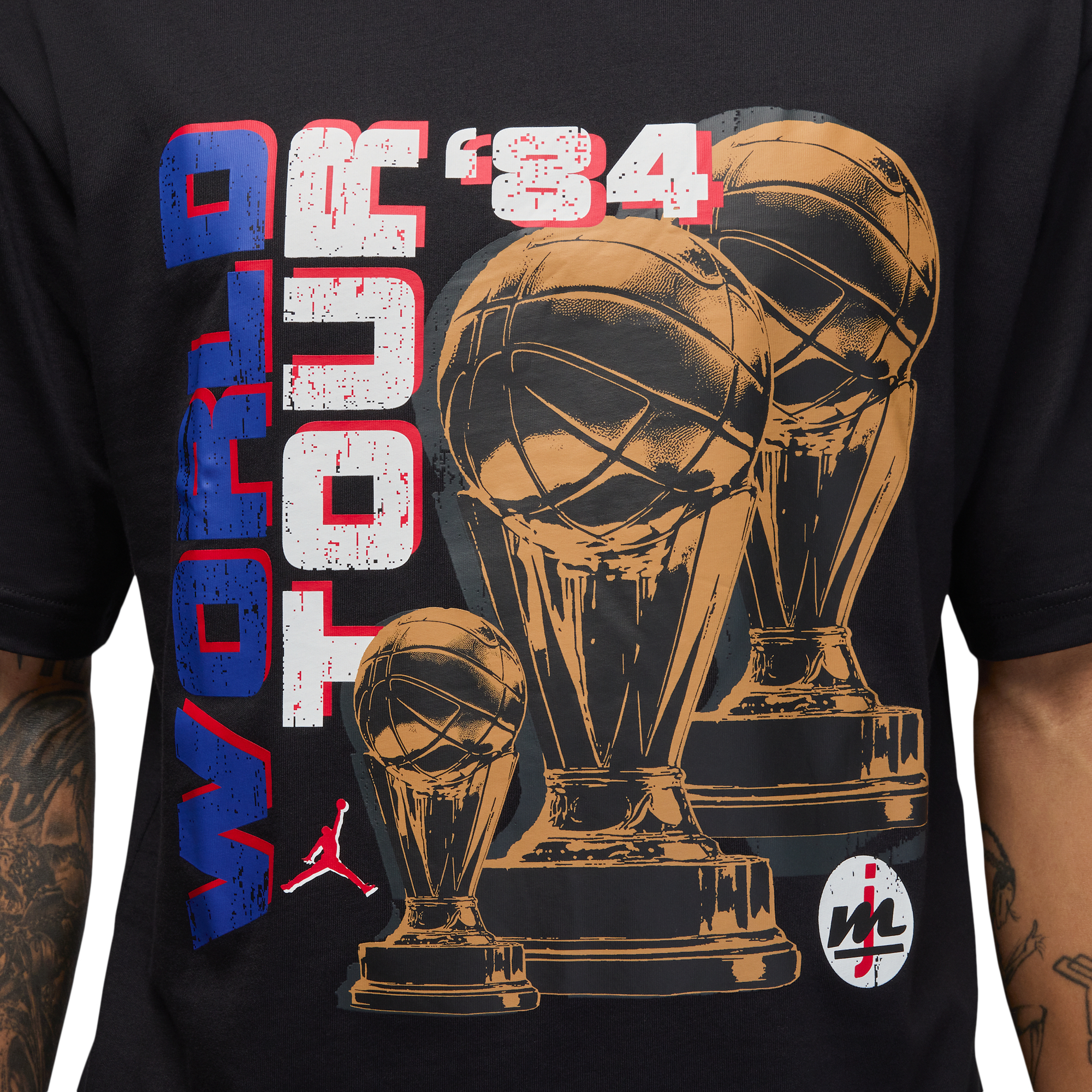 Jordan NC World Tour Short Sleeve Crewneck