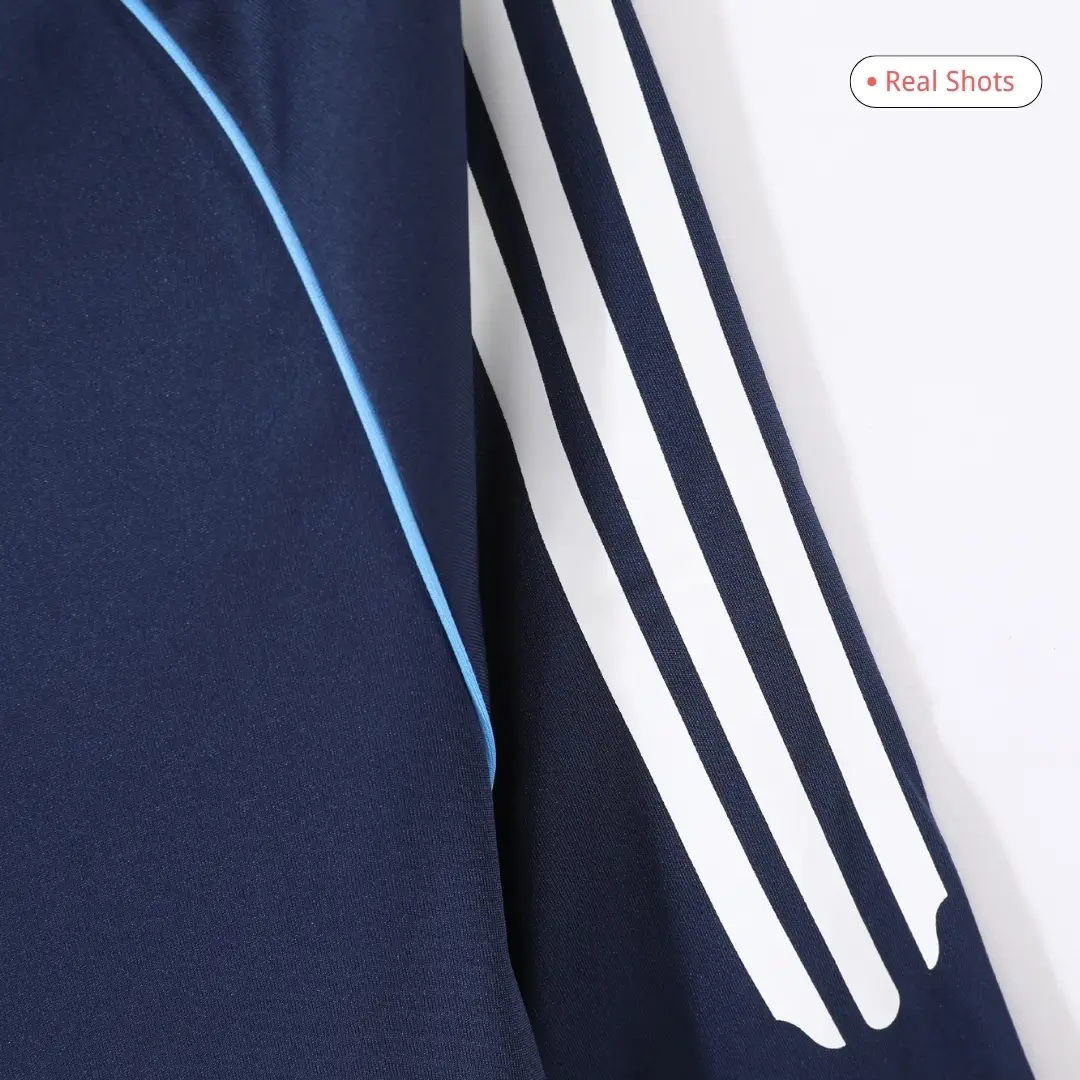 Real Madrid 2005/06 Away Long Sleeve Retro Soccer Jersey