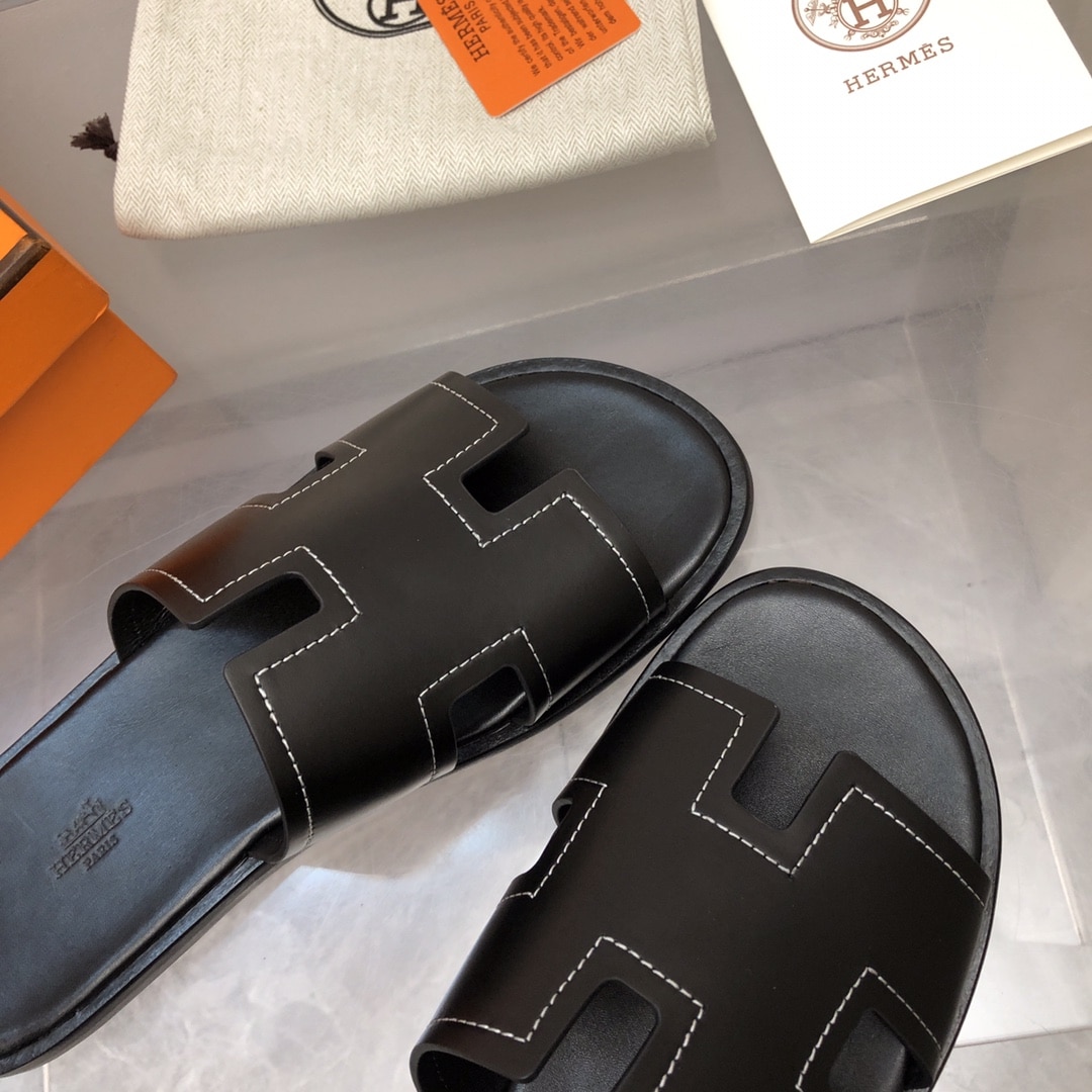 Hermes Izmir Sandal Black