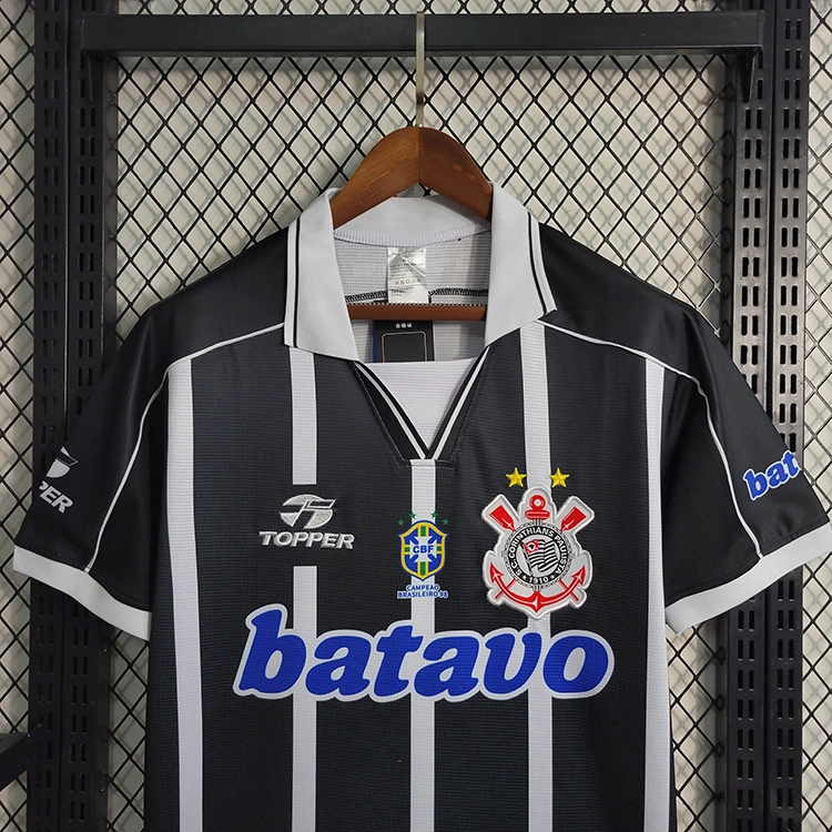 Retro 1999 Corinthians Away Football jersey retro