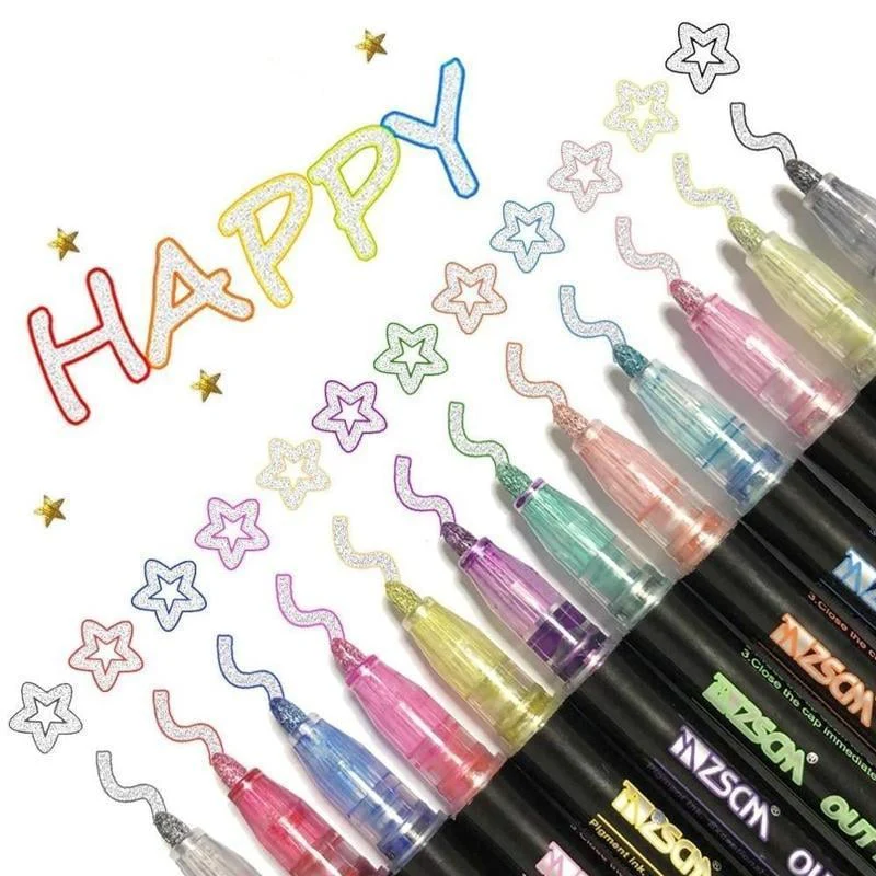 🎄Christmas 🔥🖌2023 Best-Selling Dual-Line Highlighter
