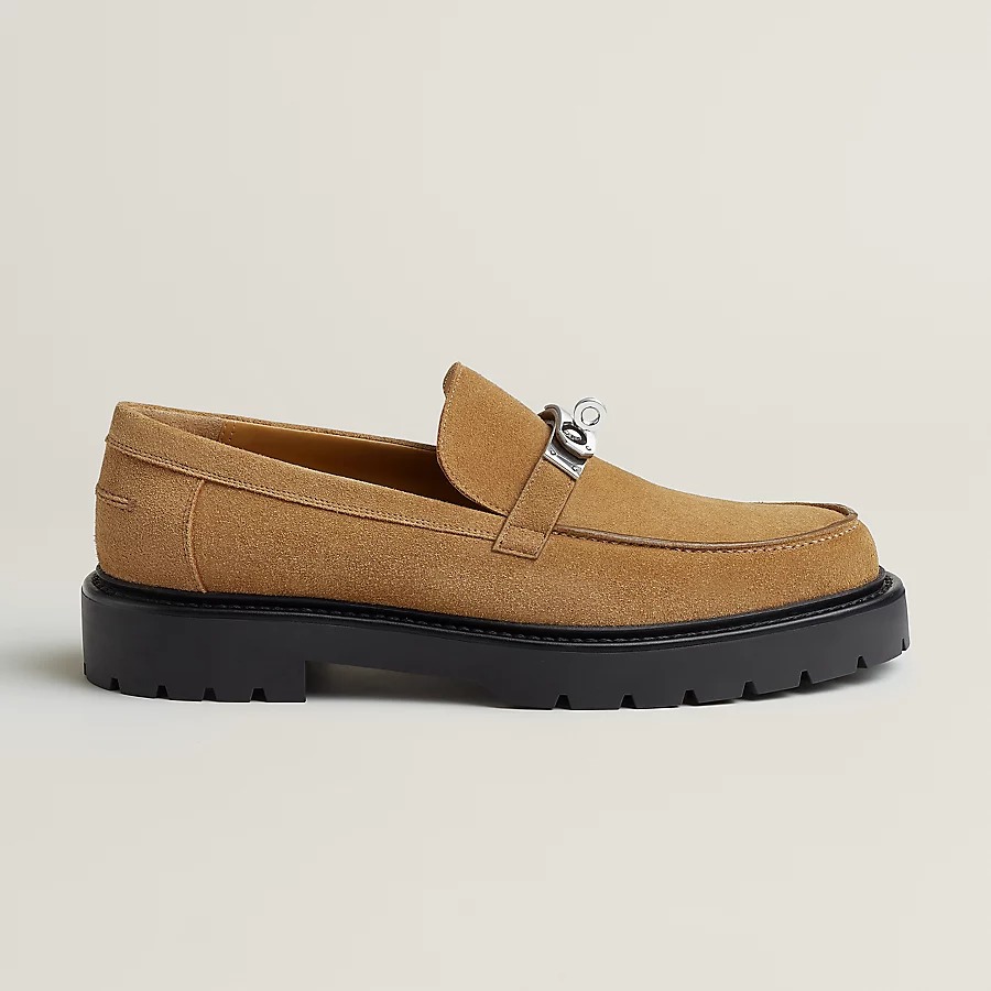 HERMES ICONE LOAFER BRUN FUME