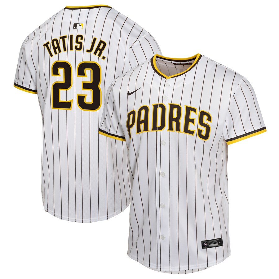 Fernando Tatis Jr. San Diego Padres Youth Home Game Player Jersey White