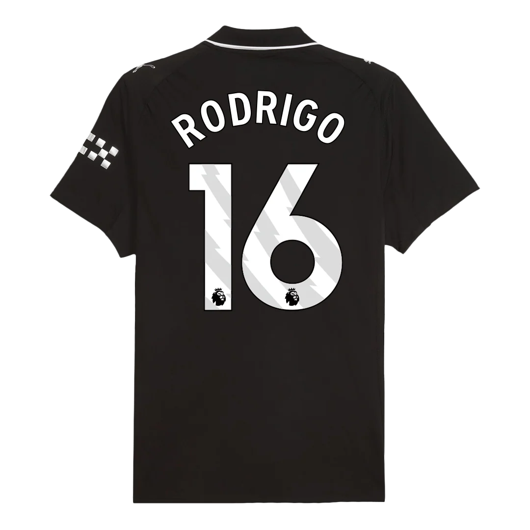 RODRIGO #16 Manchester City Away Player Version Soccer Jersey 2025/26
