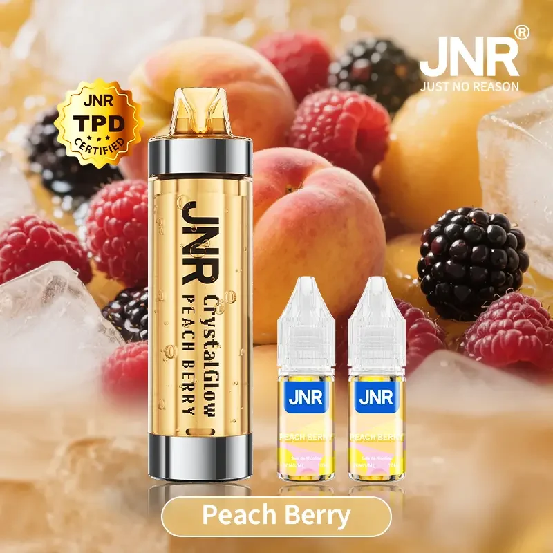 JNR Crystal Glow 33K Puffs - Kit Pod Remplissable et Rechargeable