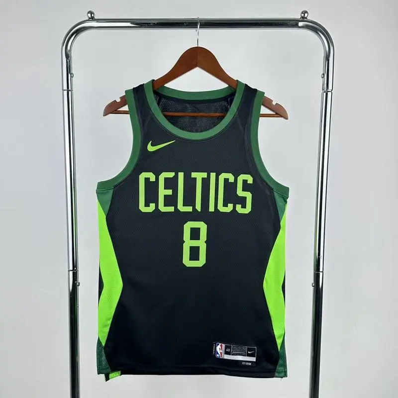 2025 NBA Boston Celtics 8 PORZINGIS Basketball Jersey