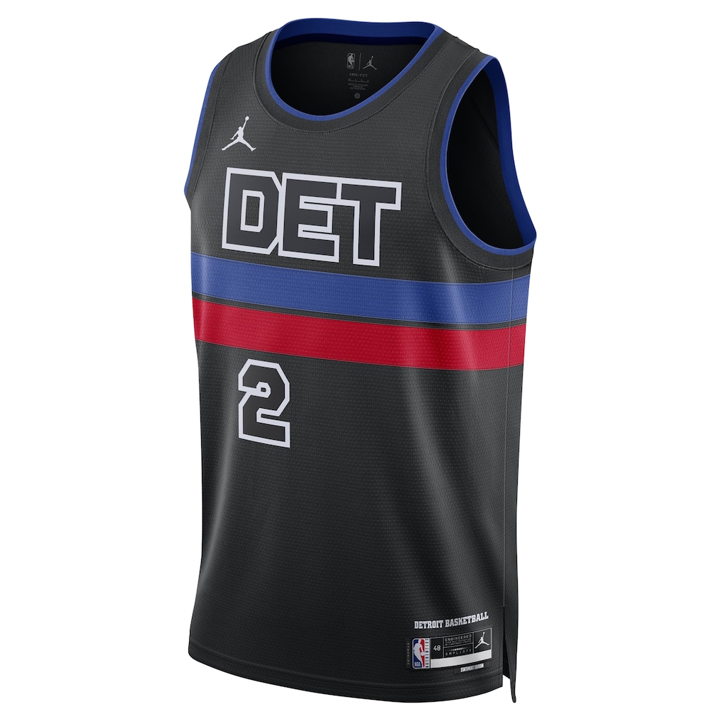 Unisex Detroit Pistons Cade Cunningham Nike Black Swingman Jersey - Statement Edition