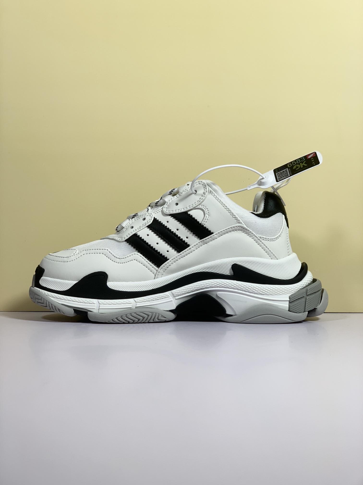 Adidas x Balenciaga Triple S  White Sneaker