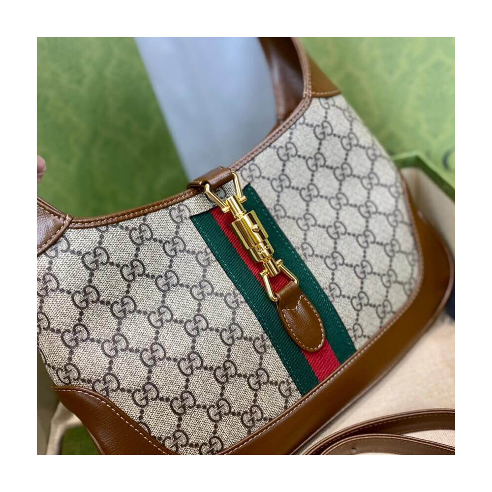 Gucci Jackie 1961 Small Shoulder Bag GG Supreme Canvas 28cm