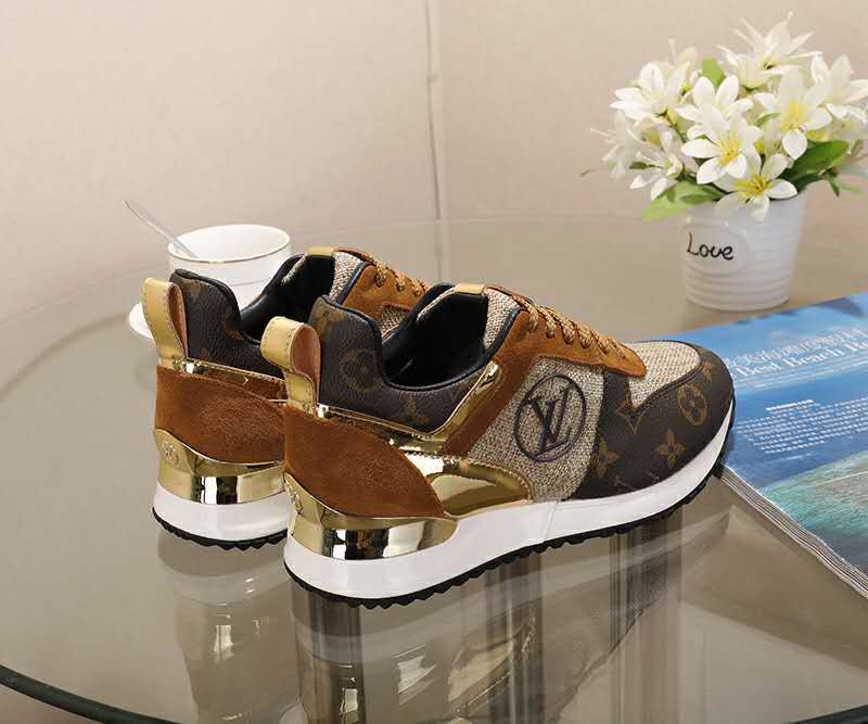 Louis Vuitton Lv Run Away Marathon Running Sneaker Brown