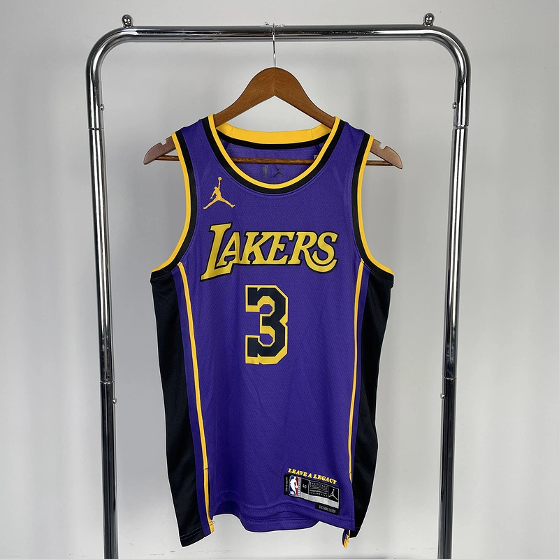 2023 NBA Lakers 3 DAVIS Basketball Jersey