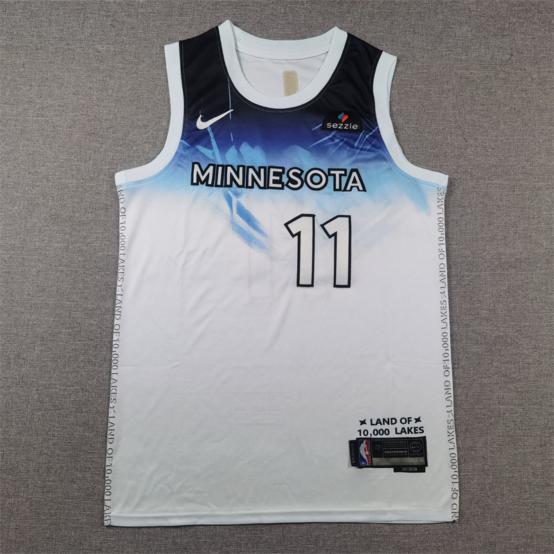 Unisex Minnesota Timberwolves 2024/25 Embroidered Swingman Jersey City Edition