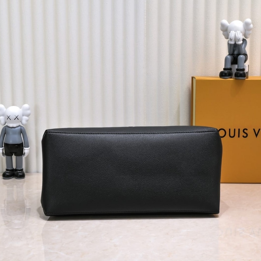 Louis Vuitton Grand Palais Monogram Empreinte Leather Black 34cm M45811
