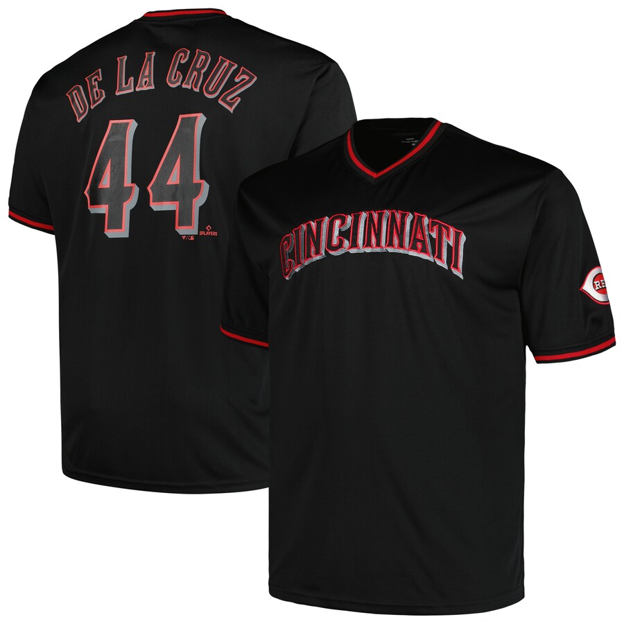 Elly De La Cruz Cincinnati Reds Profile Big&Tall Pop Fashion Player Jersey Black