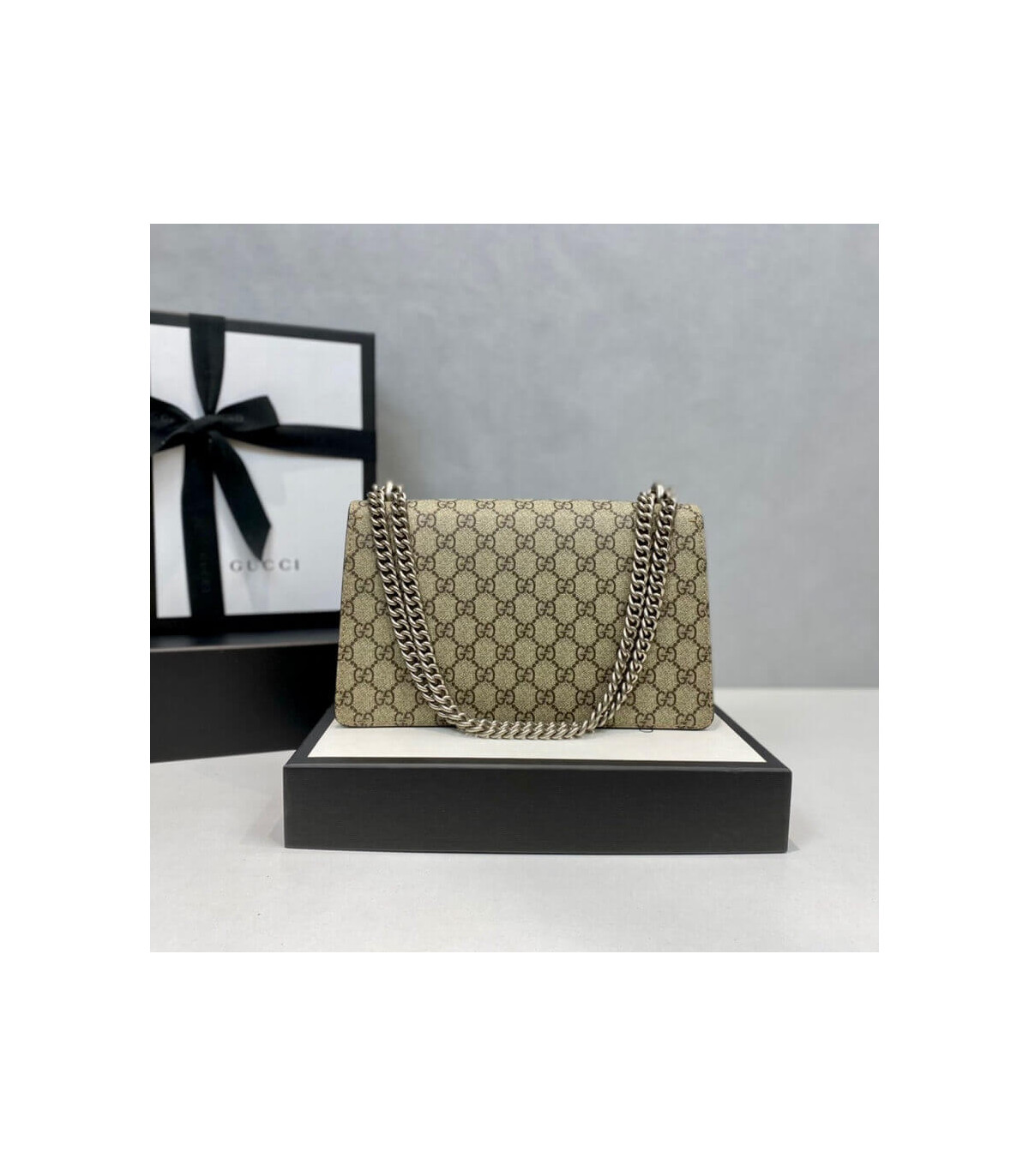 Gucci Dionysus Small GG Shoulder Bag Red