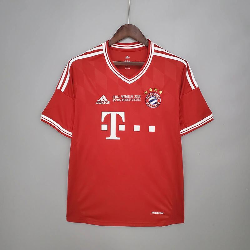 Retro 2012-13 Bayern Munchen Champions League home Football jersey retro