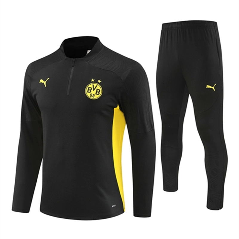 2024-25 Dortmund Black Long Sleeve Training Suit