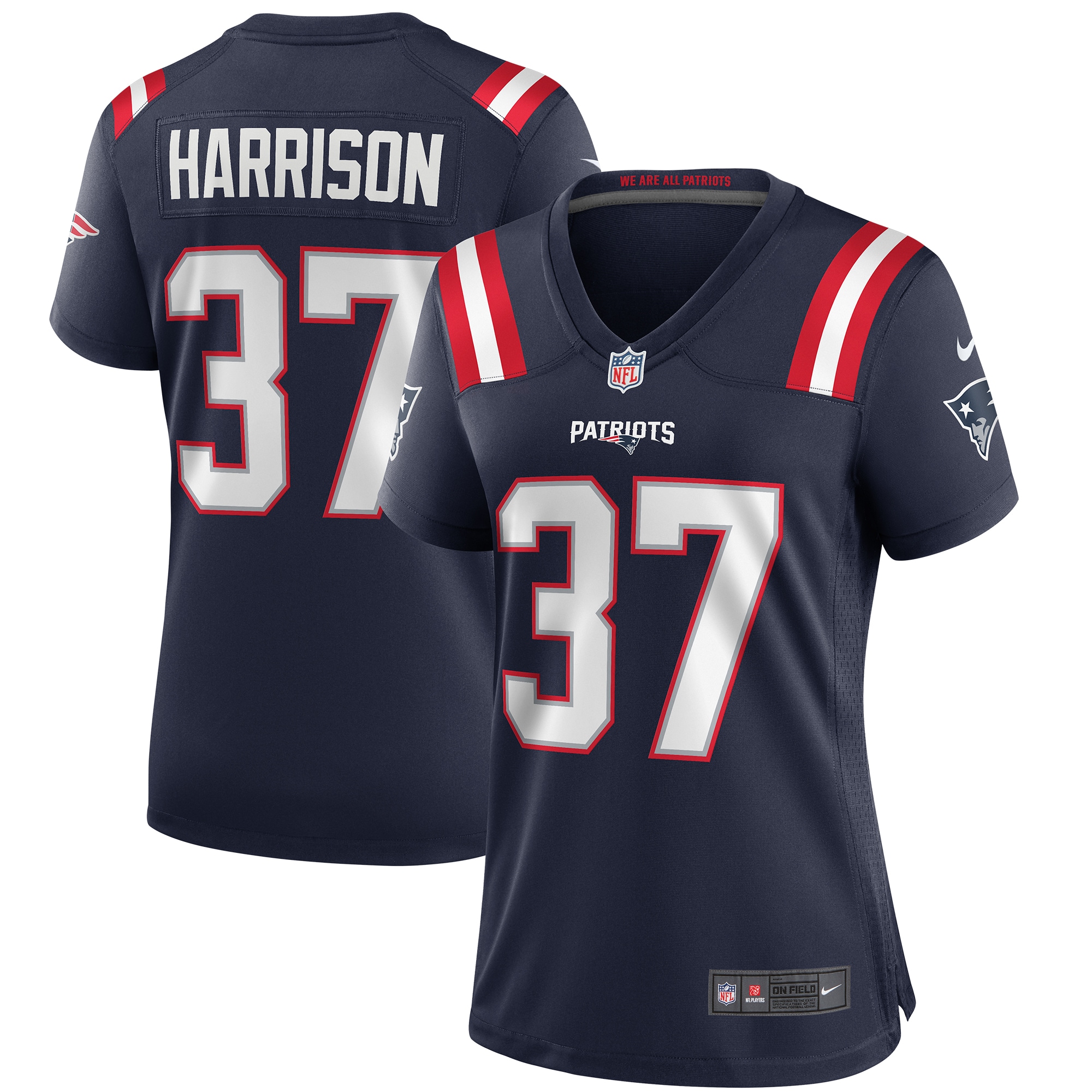 Rodney Harrison New England Patriots Nike Women's Game Retired Player Jersey - Navy
