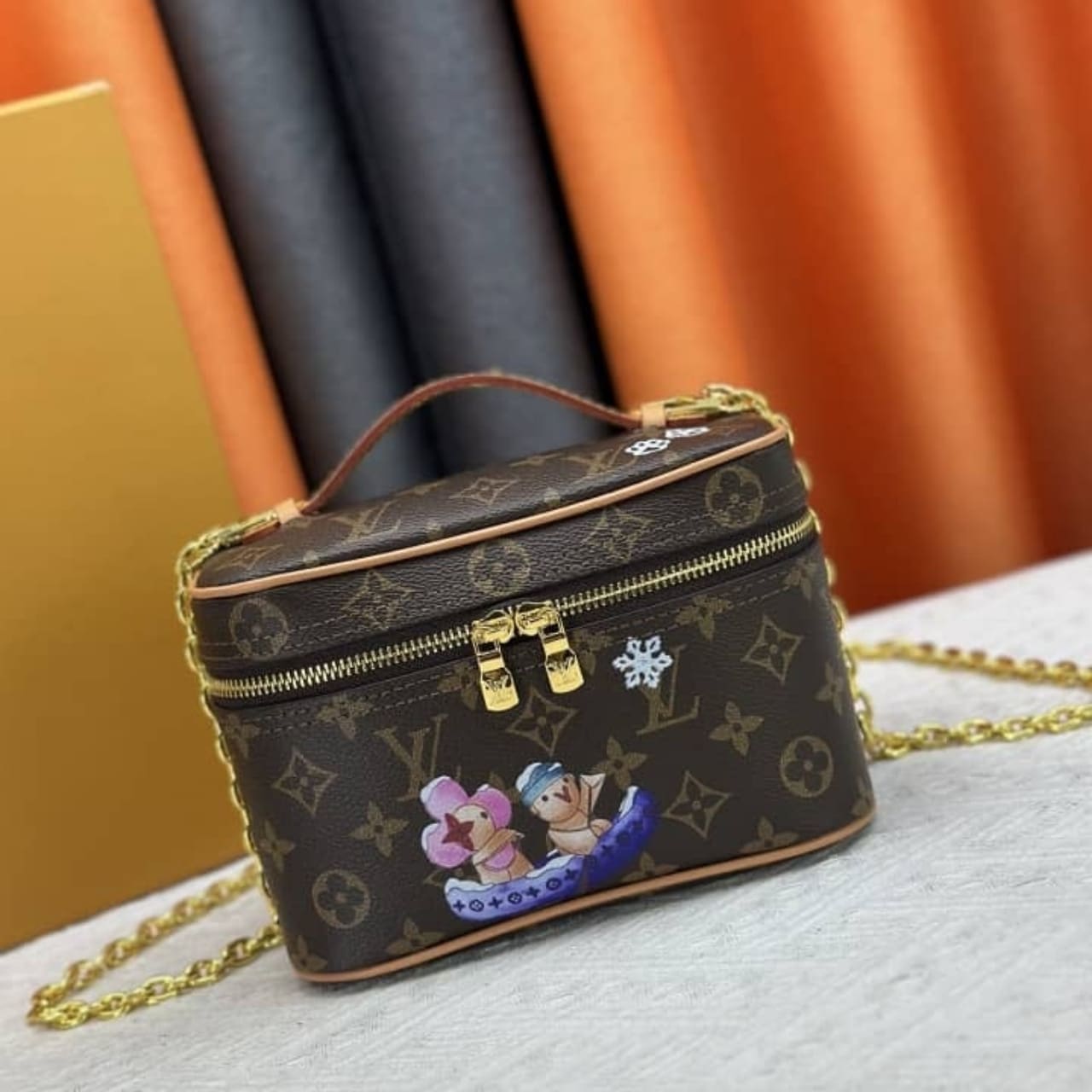 Louis Vuitton Nice Mini Toiletry Bag Pink 20Cm M26647