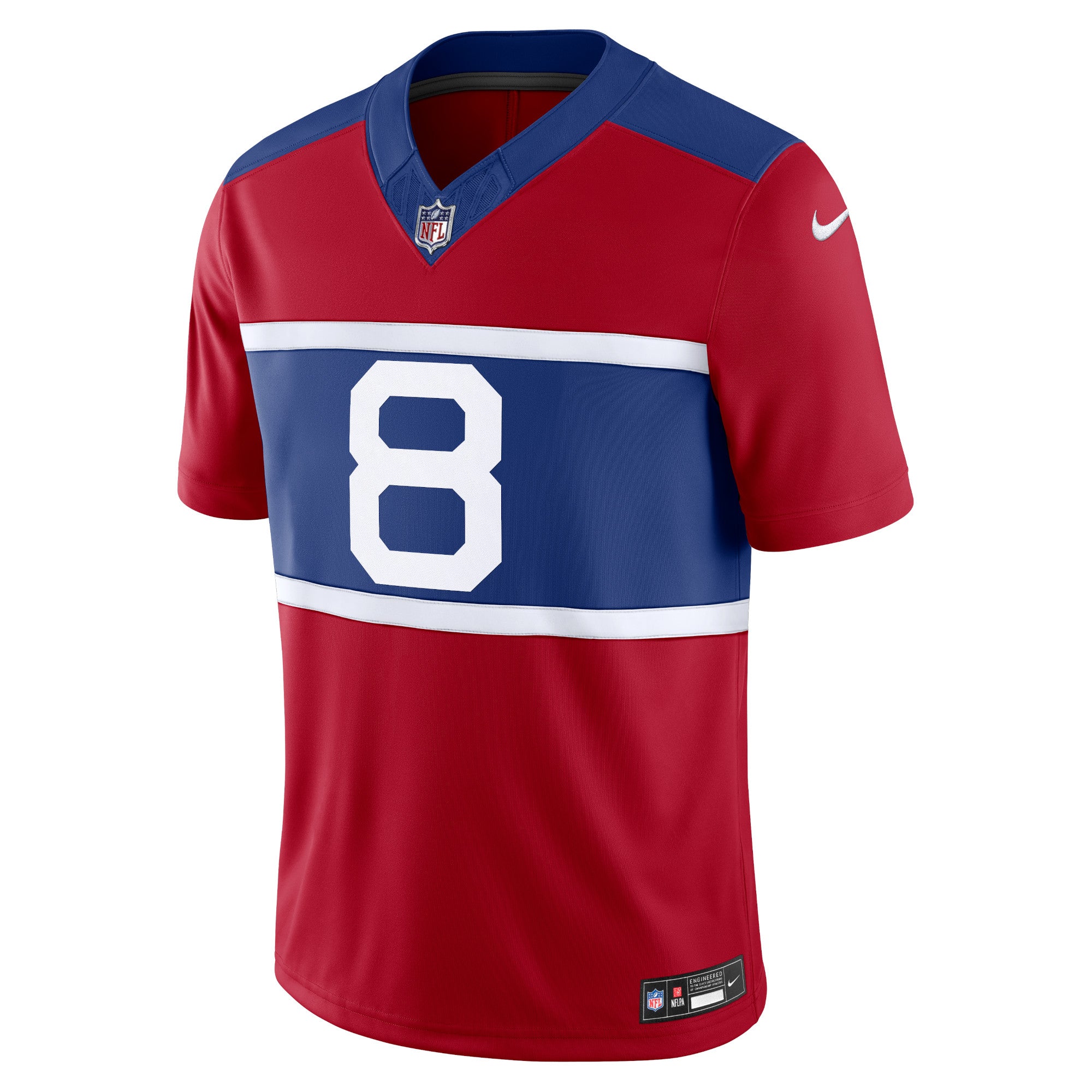 Daniel Jones New York Giants Nike Alternate Vapor F.U.S.E. Limited Jersey - Century Red