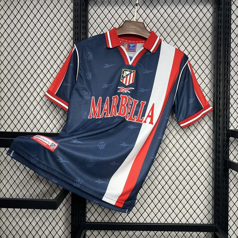 Retro 1998-99 Atletico Madrid Away Football jersey retro