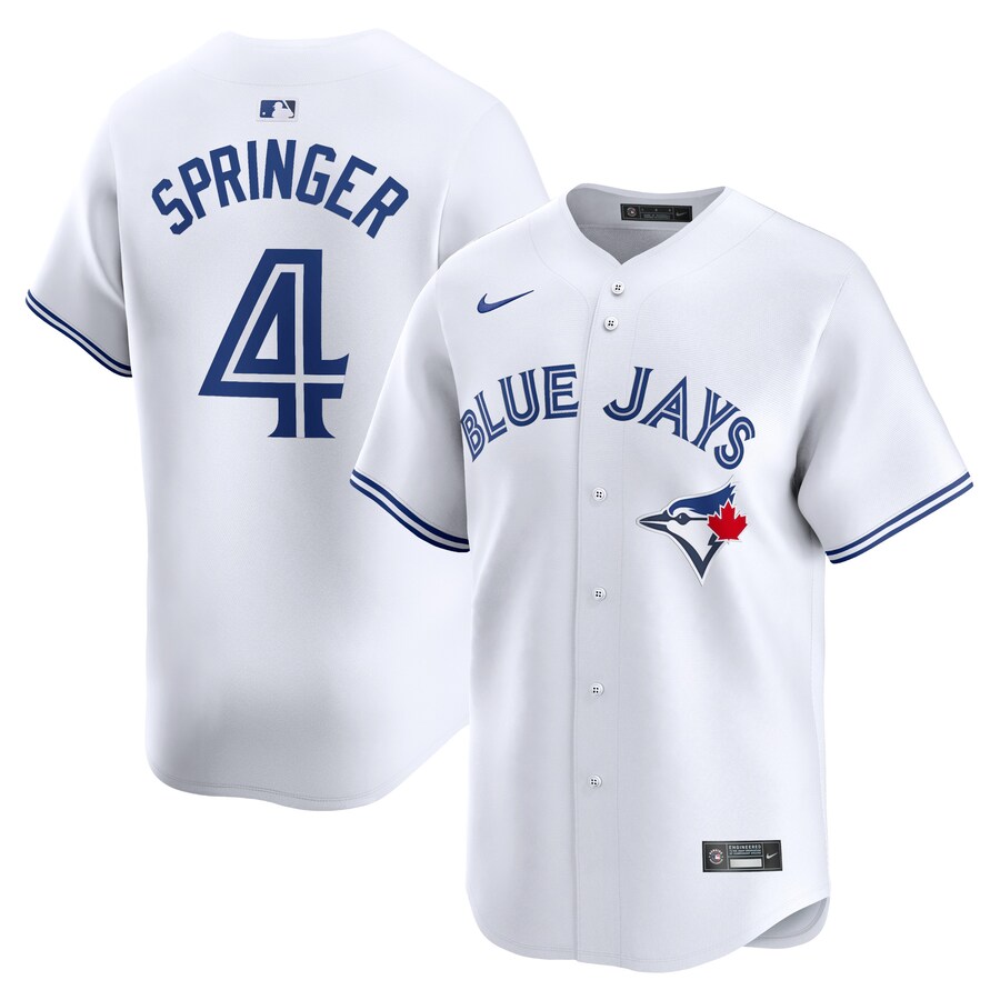 George Springer Toronto Blue Jays Home Limited Player Jersey White