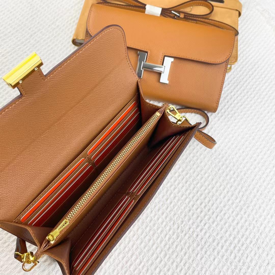 Hermes Constance Bag To Go Gold Epsom Gold Hardware 22Cm