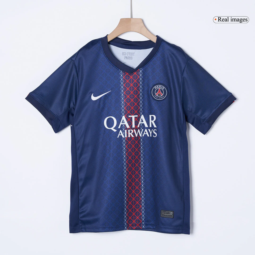 Kid's PSG Home Jersey Kit - Jersey+Shorts 2025/26