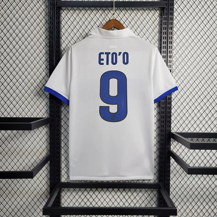 Retro 2009-10 Inter Milan away J.ZANETTI SNEIJDER BALOTELLI MILITO ETO'O Football jersey retro