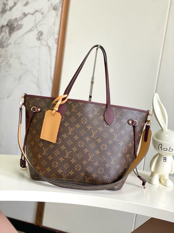 Louis Vuitton Neverfull Inside Out MM Bag Monogram Canvas 47cm M28377