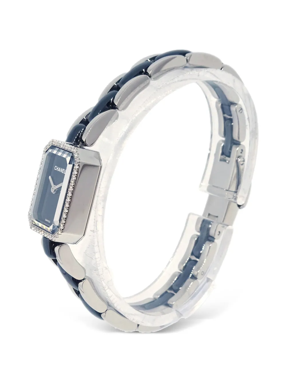 Chanel Première Ceramic Diamond Watch Black Dial