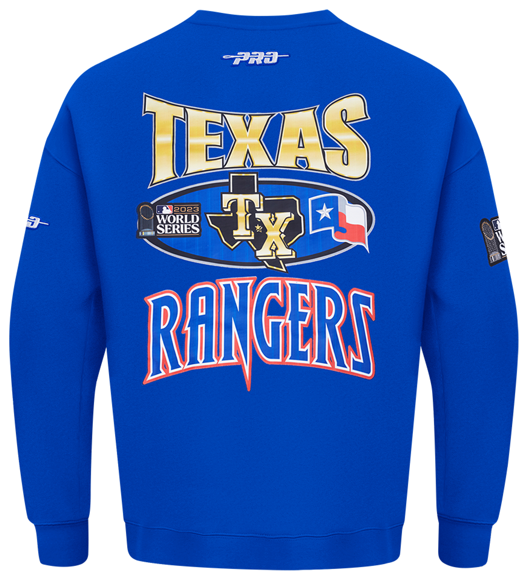 Pro Standard Rangers Champs Drop Shoulder Crew