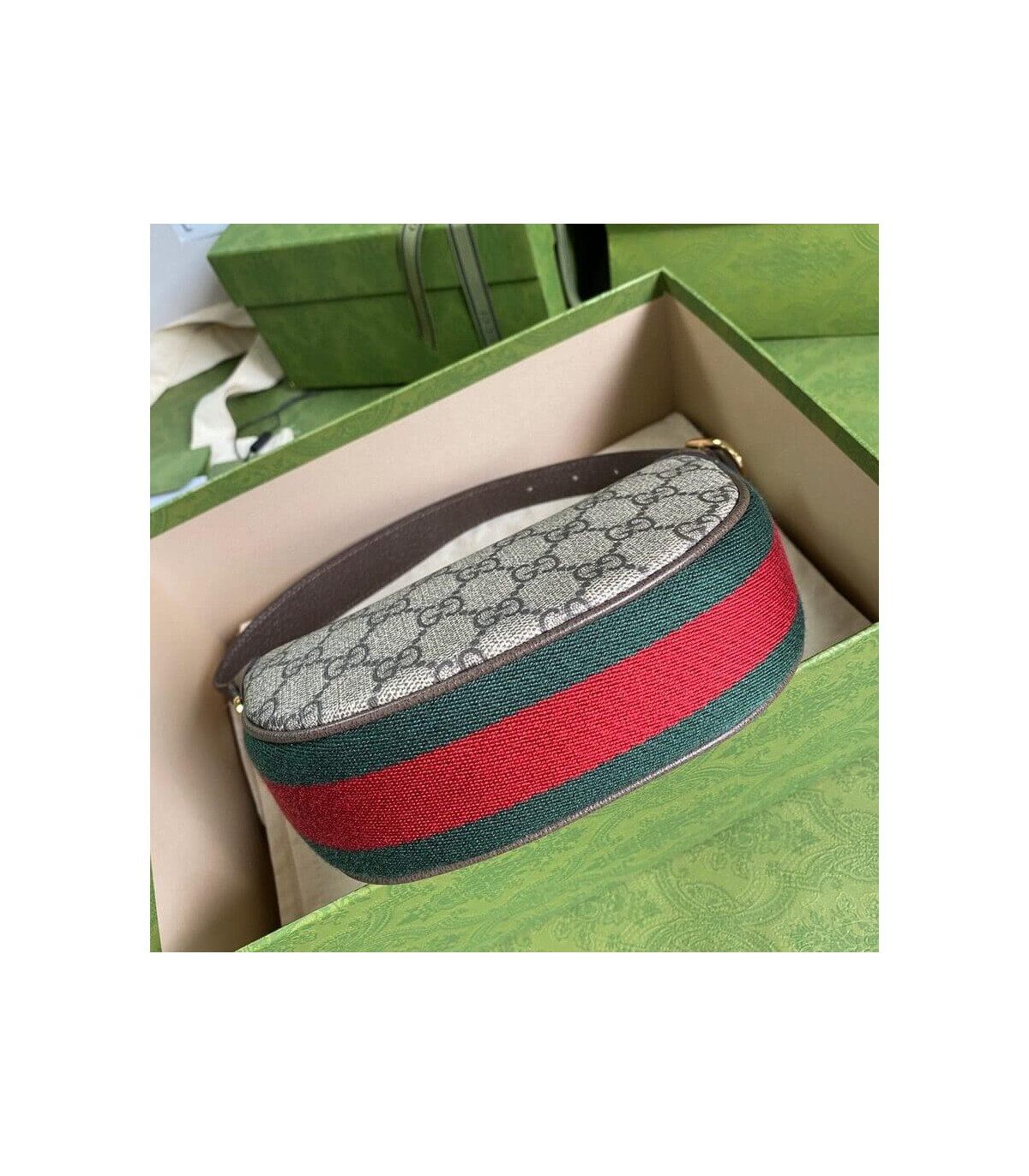 Gucci Ophidia GG Mini Bag Coffee